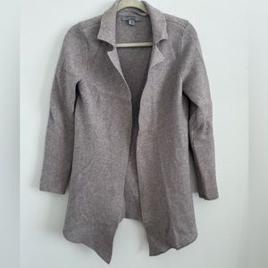 Ruff Hewn grayish lavender/lilac open front knit blazer. Size M